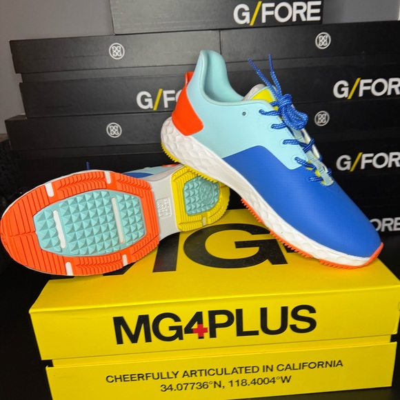 G/FORE Colour Block MG4+ Golf Shoes - Exotic - Picture 2 of 16